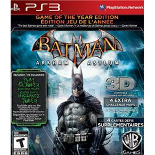 Batman Arkham Asylum Game of The Year Edition 3D - PS3