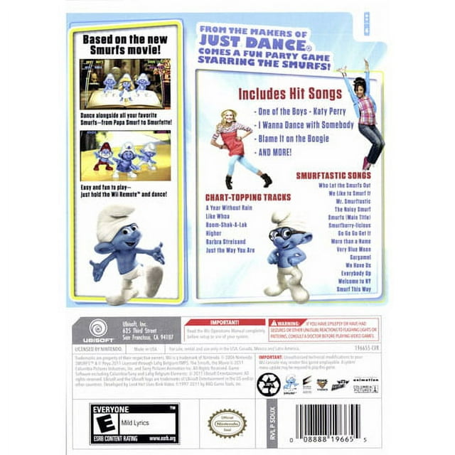 Smurfs: Dance Party - Wii