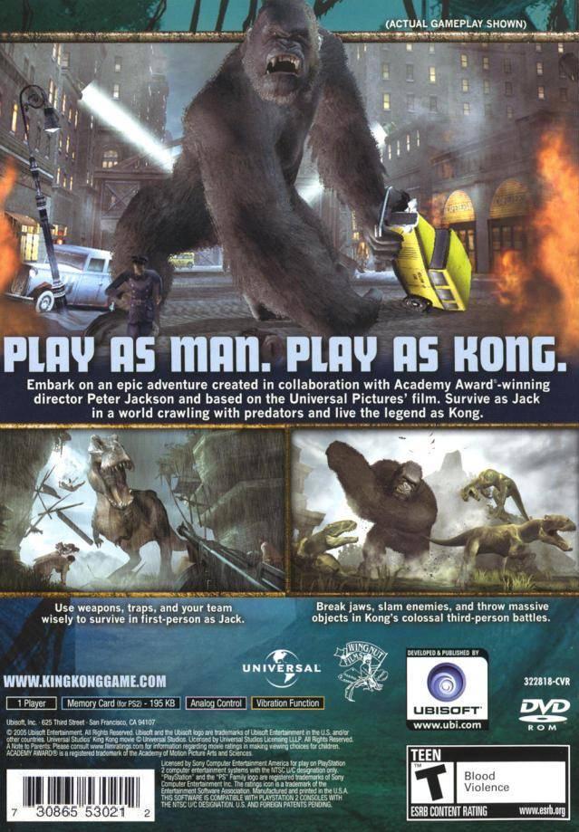 Peter Jackson's King Kong - PS2