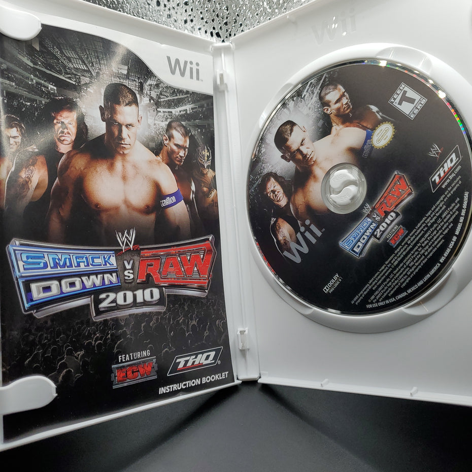 WWE SmackDown vs. Raw 2010 - Wii  (CIB)