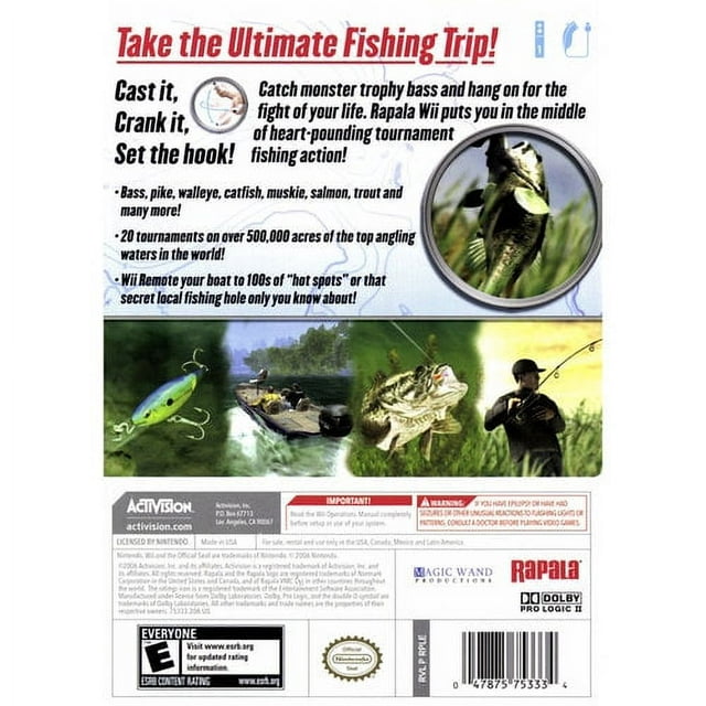 Rapala Tournament Fishing - Wii