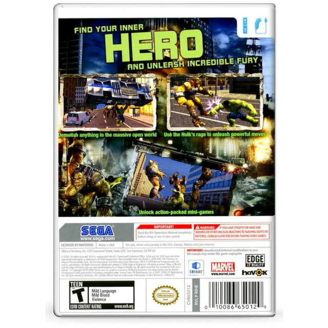 The Incredible Hulk - Wii