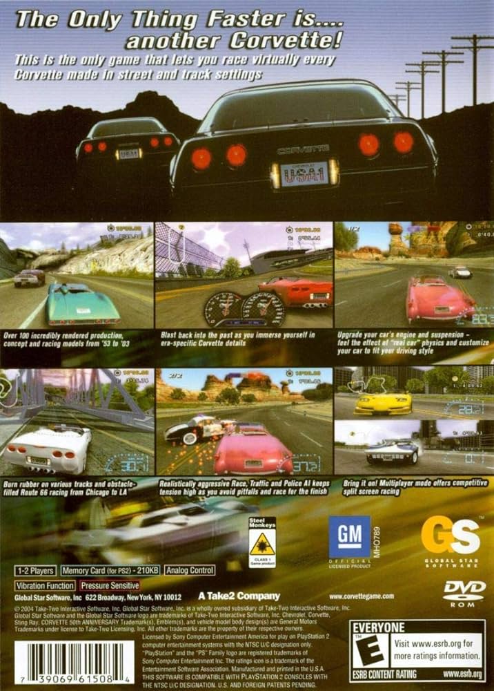 Corvette - PS2 (CIB)