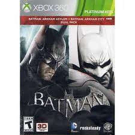 Batman Arkham Asylum/ Arkham City- Xbox 360  (CIB)