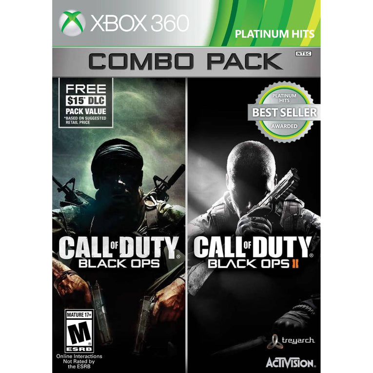 Call of Duty Black Ops 1 & 2 Xbox 360