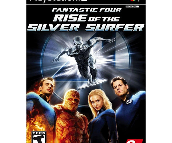 Les 4 Fantastiques Et Le Surfer D'Argent Sur PlayStation Portable Psp Cover Avant G