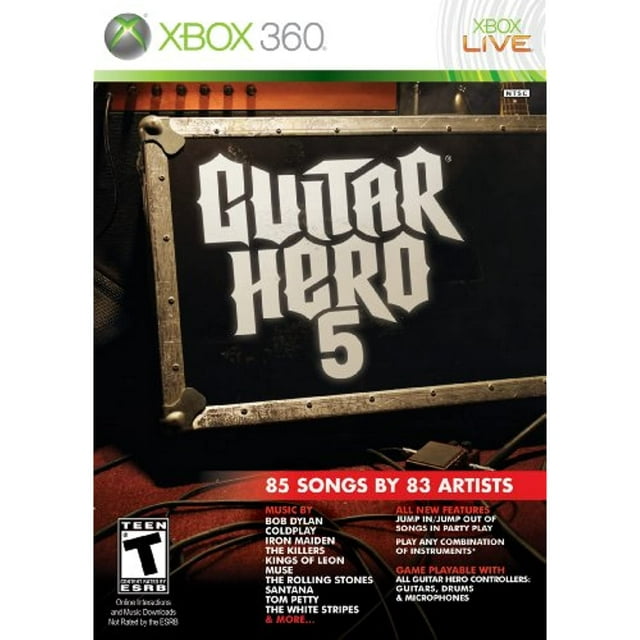 Guitar Hero 5 - Xbox 360 (Game Only)