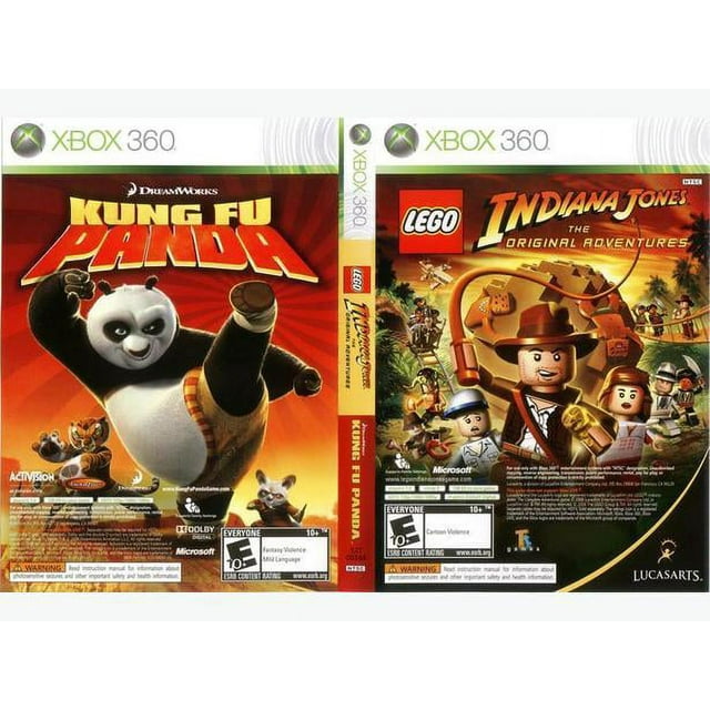 LEGO Indiana Jones: The Original Adventures / DreamWorks Kung - Xbox 360