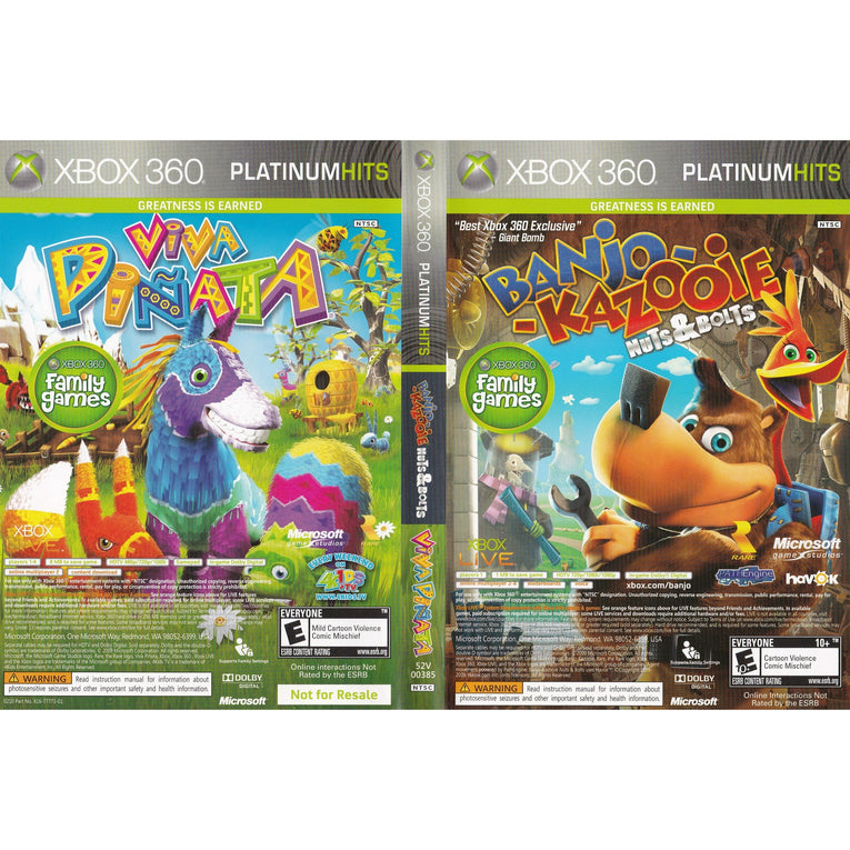 Banjo Kazooie Nuts & Bolts / Viva Pinata - Xbox 360