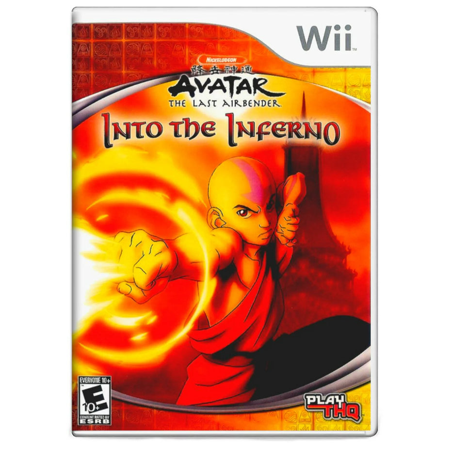 Avatar The Last Airbender-Into the Inferno - Nintendo Wii