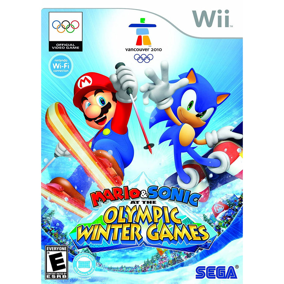 Mario And Sonic At The Olympic Winter Games - Wii