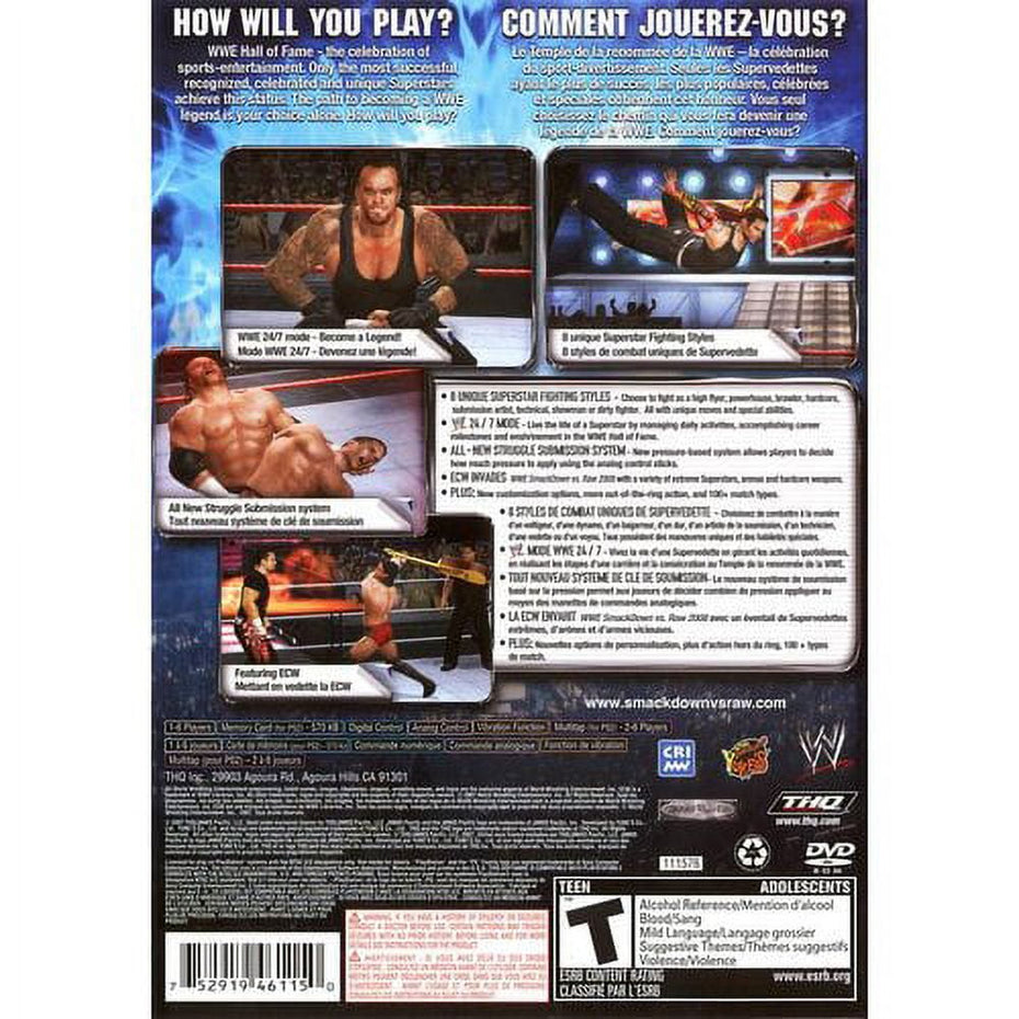 WWE SmackDown vs. Raw 2008 - PS2