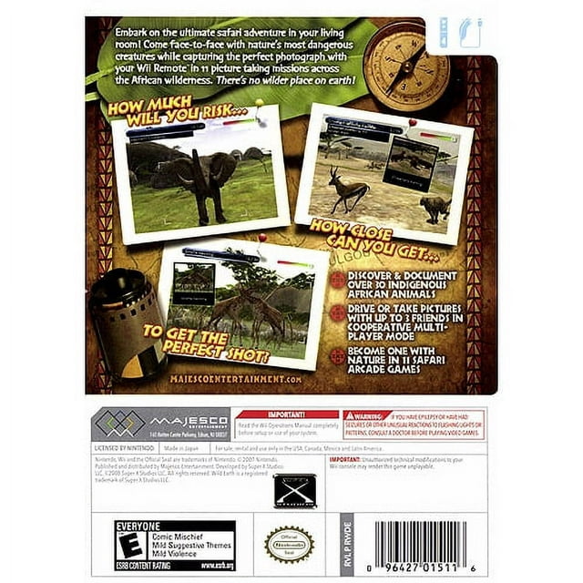 Wild Earth: African Safari - Wii  (CIB)