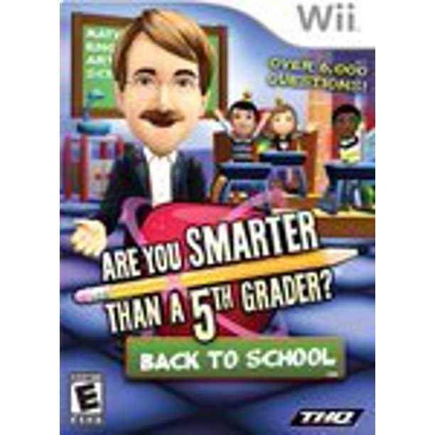 Are You Smarter Than a 5th Grader? Back to School - Wii (CIB)