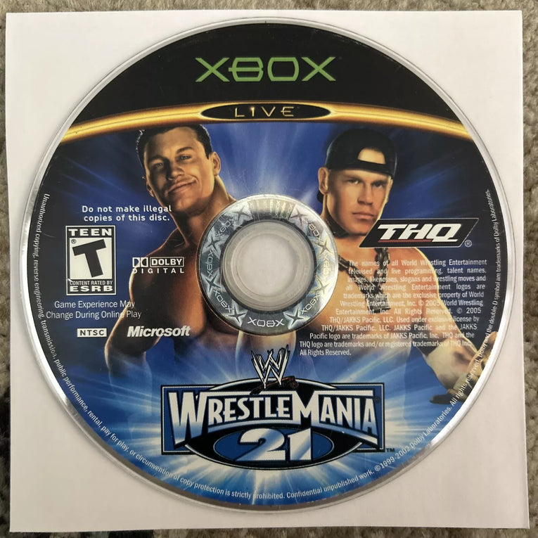 Wrestlemainia 21 - XBOX