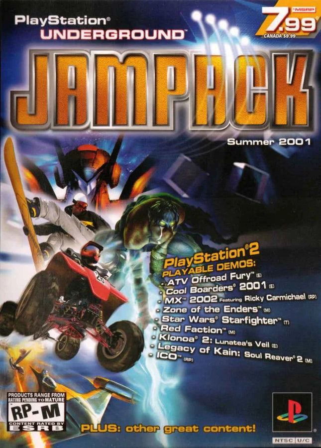 PlayStation Underground Jampack Summer 2001 - Playstation 2