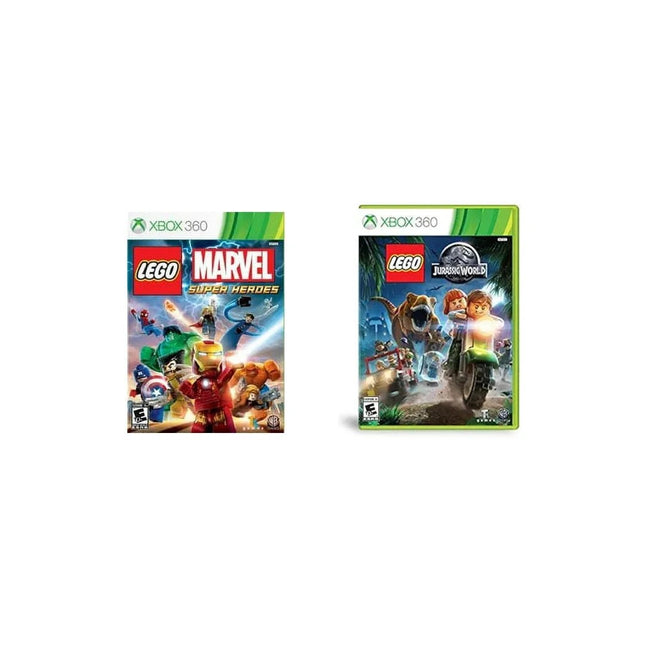 Bundle Lego Jurassic World & Lego Marvel Super Heroes - Xbox 360 - Aptgamers