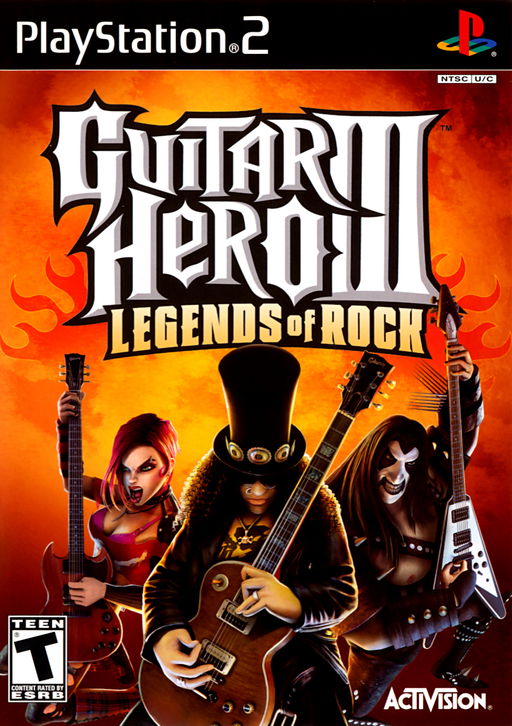 Guitar Hero III Legends of Rock - PS2 (CIB)