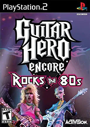 Guitar Hero Encore: Rocks the 80s - PS2 (CIB)