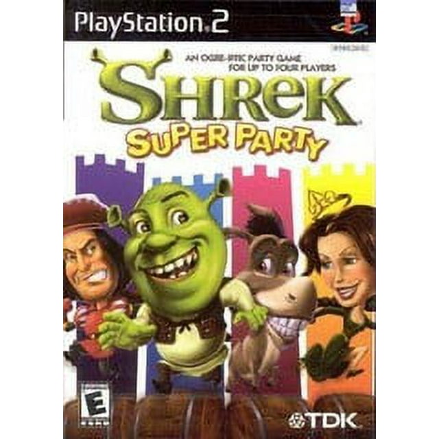 Ultimate Shrek PS2 Game Bundle - 4 Games Pack