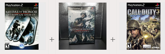 War Bundle (COD 3) Medal of Honor EA, Medal of Honor Vanguard