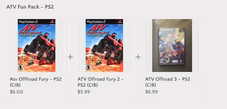 ATV Offroad Fury Trilogy Pack - PS2