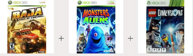 Ultimate Xbox 360 Games Bundle with 3 Exciting Titles - Aptgamers