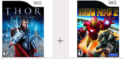 Wii Super Heroes (Thor, Iron Man 2)